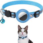 1Piece For Apple Airtag Case Cat Bell Collar GPS Finder Luminous