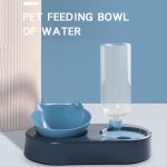 2 in 1 Cat Feeder Bowl Automatic Drinking Storage WaterBowl Dispenser Water - Image 2