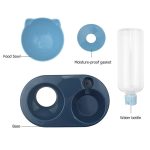 2 in 1 Cat Feeder Bowl Automatic Drinking Storage WaterBowl Dispenser Water - Image 4