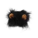 Pet Cat Dress Up Costume Wig Emulation Lion Hair Mane Ears Head - Image 3