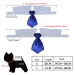 Cat Striped Bow Tie Animal Striped Bowtie Collar Pet Adjustable Neck - Image 4