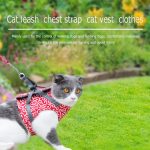 Cat Harness Vest Collar Outdoor Walking Lead Leash Set Cat - Image 5