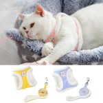 Cat Leash 1 Set Practical Escape-proof Quick Release Cat Vest Harness - Image 3