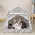 Cat Tent Bed Pet Products The General Teepee Closed Cozy Hammock with Floors Cat