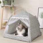 Cat Tent Bed Pet Products The General Teepee Closed Cozy Hammock with Floors Cat - Image 3