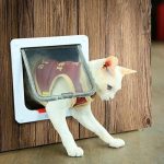 Dog Cat Flap Door with 4 Way Security Lock Flap Door for Cats Kitten - Image 2