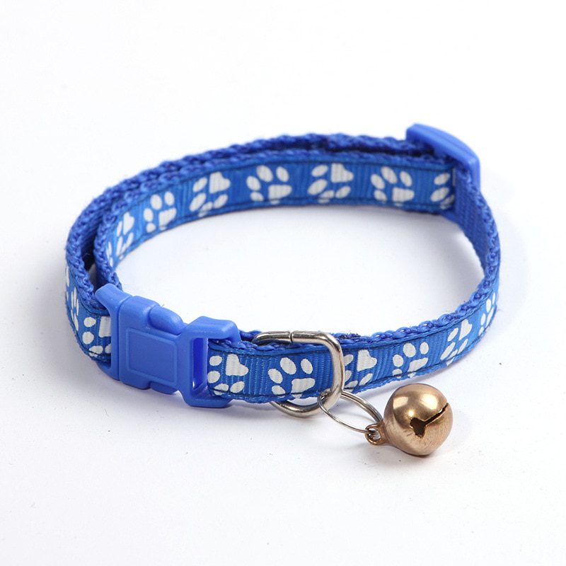 Easy-Wear-Cat-Dog-Pet-Collar-with-Bell-Adjustable-Buckle-Dog-Collar-Cat-Puppy-Pet-Supplies Easy Wear Cat Collar with Bell Adjustable Buckle - Image 1