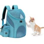 Outdoor Cat Breathable Bag Mesh Portable Backpack Foldable Large Capacity