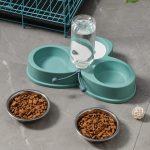 Hanging Type Drink & Food Bowl Pet Cat Automatic Feeder Bowl Fountain Water - Image 3