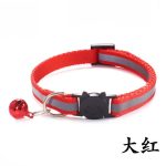 Colors Reflective Breakaway Cat Collar Neck Ring Necklace Bell - Image 6