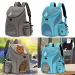 Outdoor Cat Breathable Bag Mesh Portable Backpack Foldable Large Capacity - Image 3