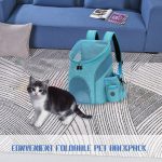 Outdoor Cat Breathable Bag Mesh Portable Backpack Foldable Large Capacity - Image 5
