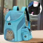 Outdoor Cat Breathable Bag Mesh Portable Backpack Foldable Large Capacity - Image 6