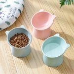 Cat Bowl with Raised Stand Pet Food Cat feeder Protect - Image 3