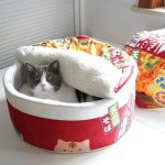 Cat Winter Tent Funny Noodles Small Bed House Sleeping - Image 4