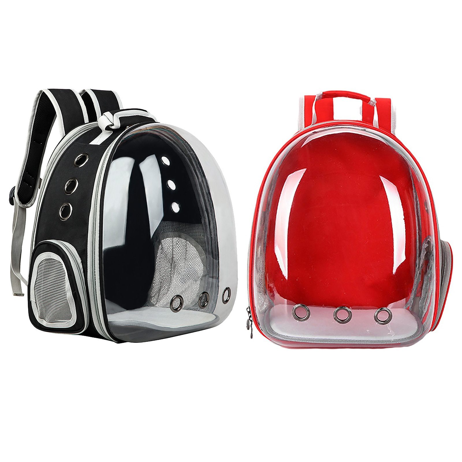 Portable-Cat-Carrier-Bag-Outdoor-Pet-Shoulder-bag-Carriers-Backpack-Breathable-Portable-Travel-Transparent-Bag-For Portable Cat Carrier Bag Outdoor Pet Shoulder Backpack Breathable - Image 1