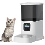 Iseebiz 3L Automatic Pet Feeder With Voice Record Pets Food Bowl