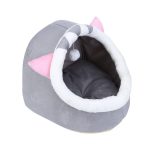 Enclosed Cat Nest Kennel Comfortable Bed Lounger Cave Multipurpose