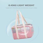 Soft Breathable Pet Carriers Portable Dog Cat Carrier Bags Outgoing Travel Foldable Pets Handbag with Zippers Cat Transport Bag - Image 3
