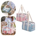 Soft Breathable Pet Carriers Portable Dog Cat Carrier Bags Outgoing Travel Foldable Pets Handbag with Zippers Cat Transport Bag - Image 2