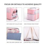 Soft Breathable Pet Carriers Portable Dog Cat Carrier Bags Outgoing Travel Foldable Pets Handbag with Zippers Cat Transport Bag - Image 7