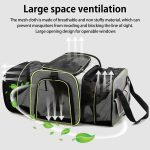 Soft Pet Carriers Portable Breathable Foldable Bag Cat Dog Carrier Bags Outgoing Travel Pets Handbag with Locking Safety Zippers - Image 4