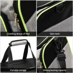 Soft Pet Carriers Portable Breathable Foldable Bag Cat Dog Carrier Bags Outgoing Travel Pets Handbag with Locking Safety Zippers - Image 6